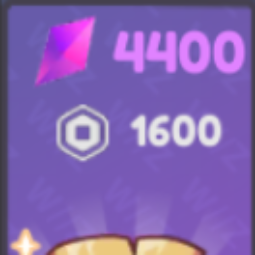 Roblox | 4400 crystals gamepass world zero anime rpg send via 24 7 | 1600 Robux | Game: Other